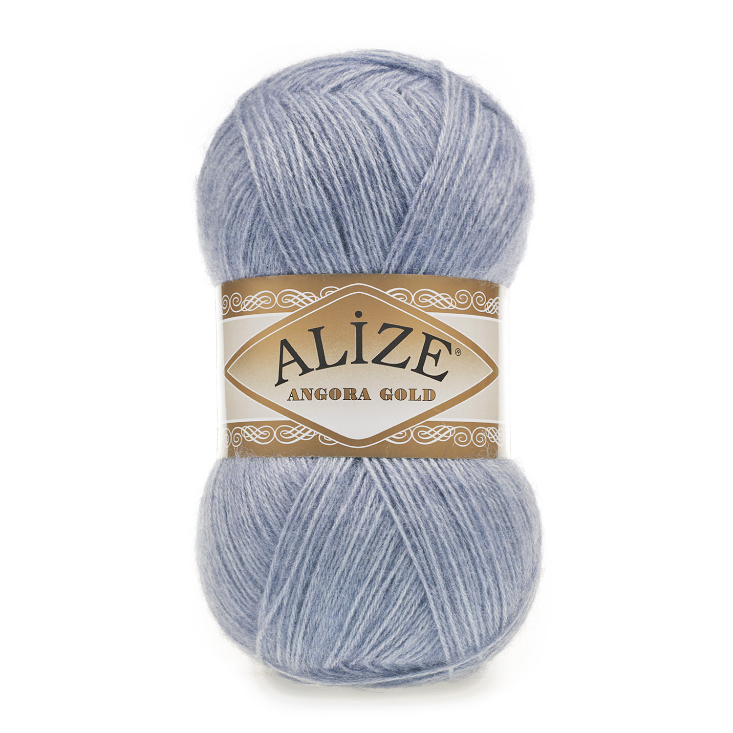 ANGORA GOLD-221-acik-denim-melanj Alize Angora Gold (Ангора Голд) 221 - Зображення 1