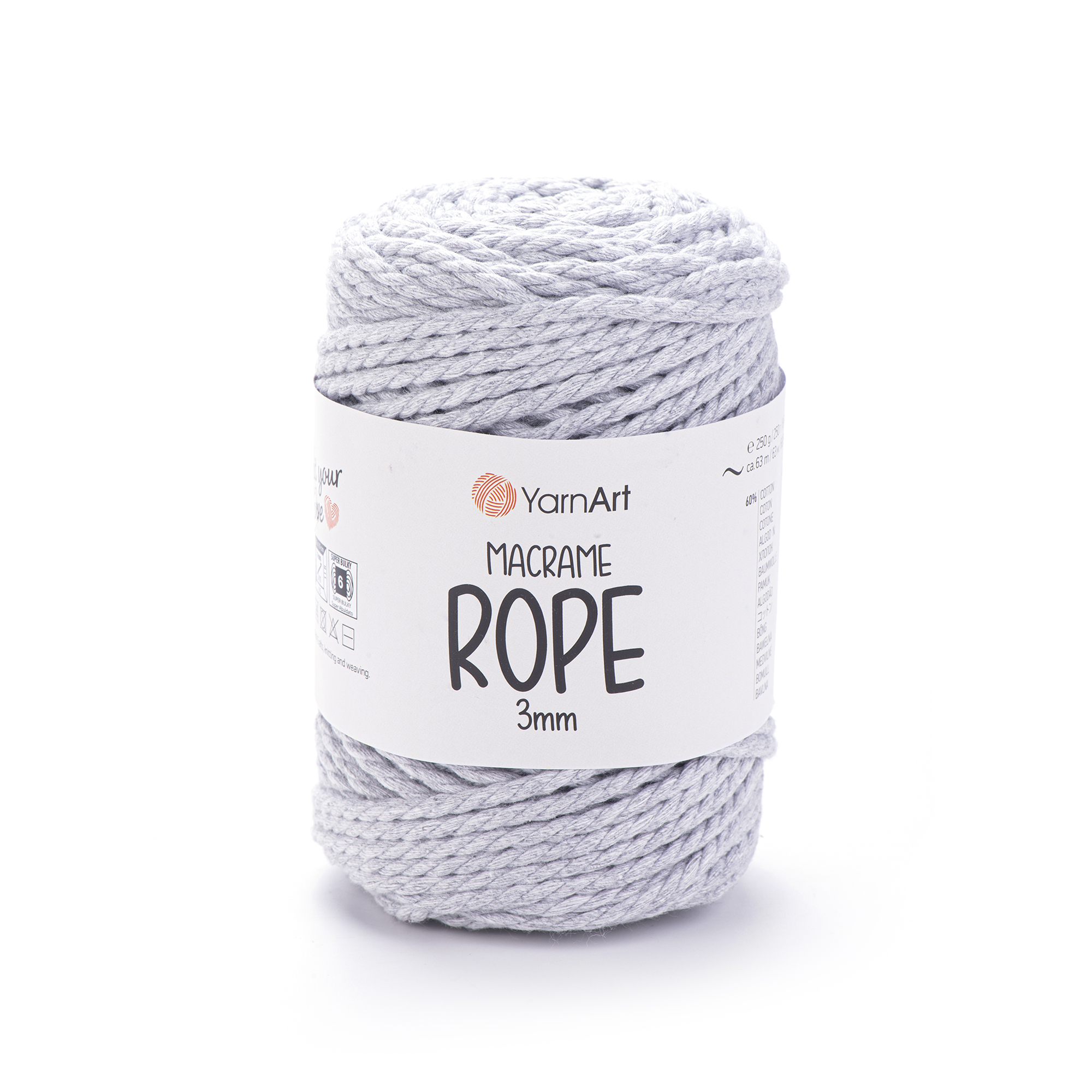 MACRAME_ROPE_3_MM_756 Macrame Rope 3 мм (ЯнАрт Макраме Роуп 3 мм) 756 - Зображення 1