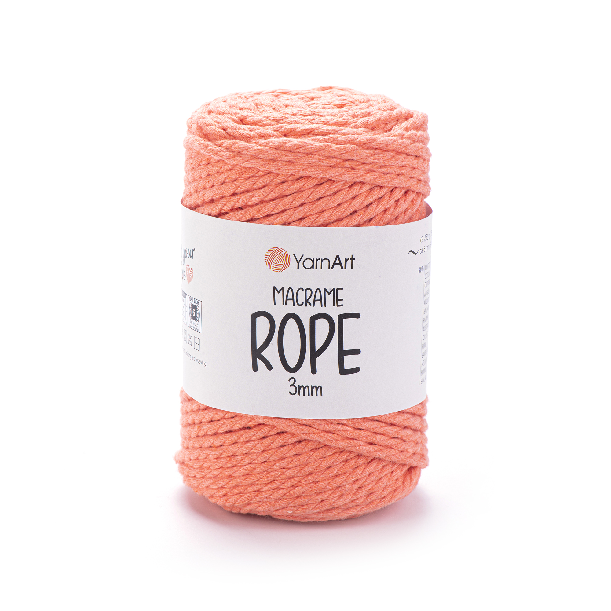 MACRAME_ROPE_3_MM_767 Macrame Rope 3 мм (ЯнАрт Макраме Роуп 3 мм) 767 - Зображення 1