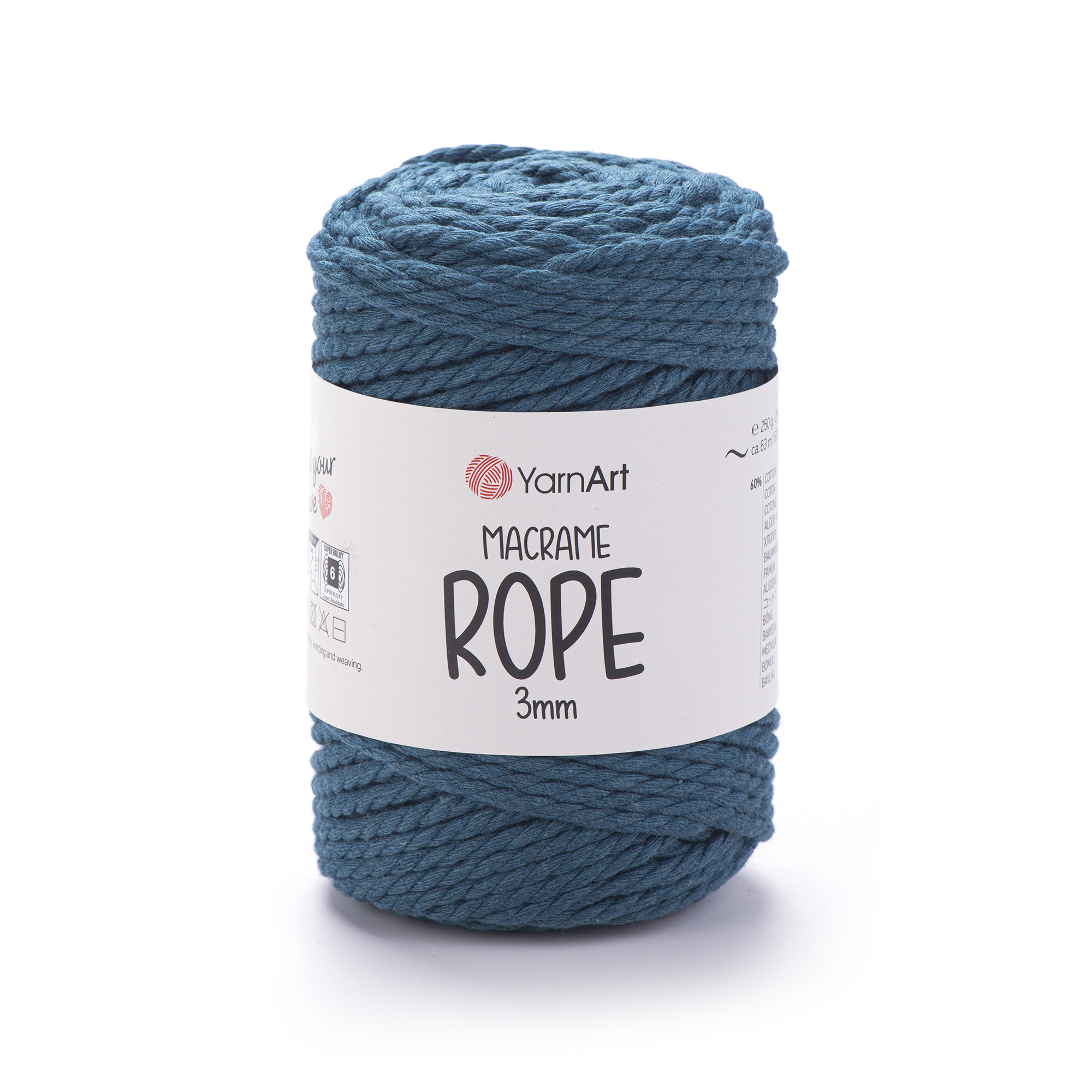 MACRAME_ROPE_3_MM_789 Macrame Rope 3 мм (ЯнАрт Макраме Роуп 3 мм) 789 - Зображення 1