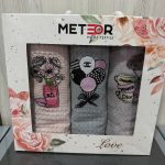 набір вафельних кухонних рушників Meteor 3 шт Туреччина