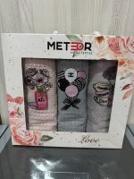 набір вафельних кухонних рушників Meteor 3 шт Туреччина