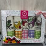 набір вафельних кухонних рушників Niltex 5 шт Туреччина