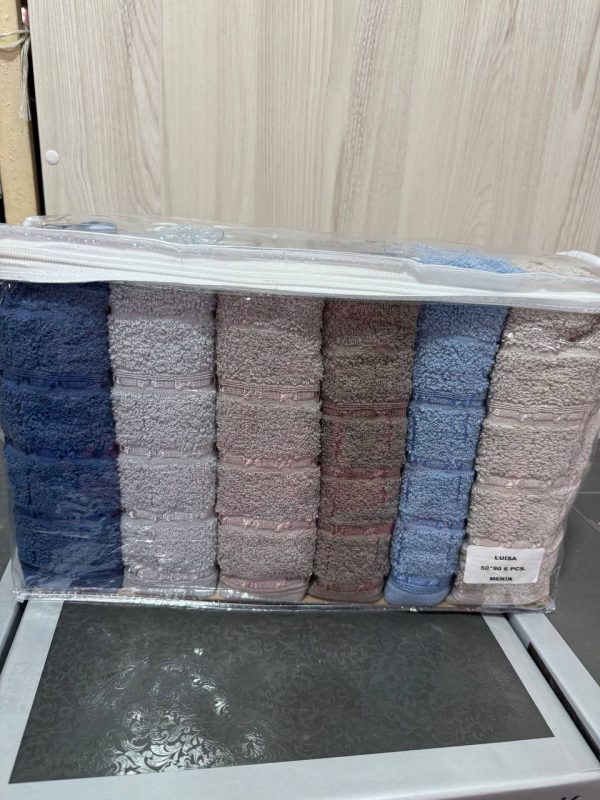 рушники Lui Sa Lux Cotton 50×90 набір 6 шт