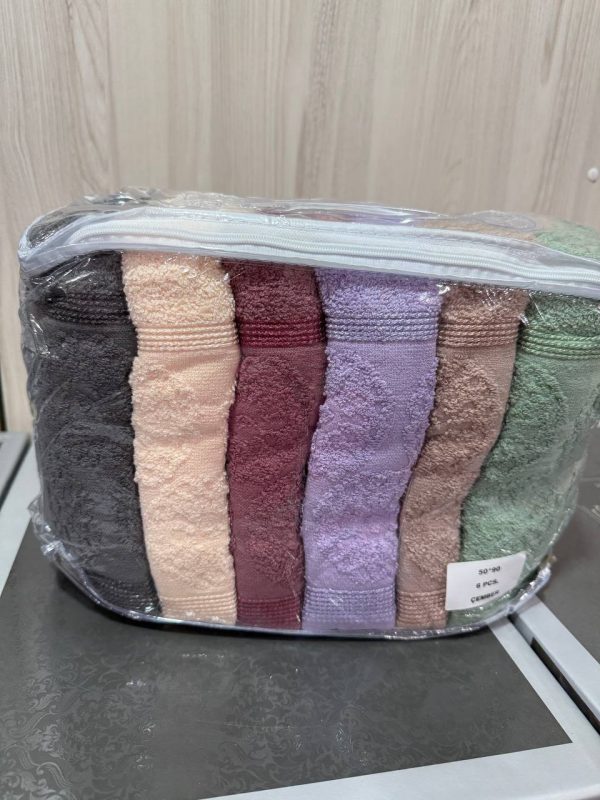 Рушники Febo Vip Cotton 50×90 – набір із 6 м’яких рушників