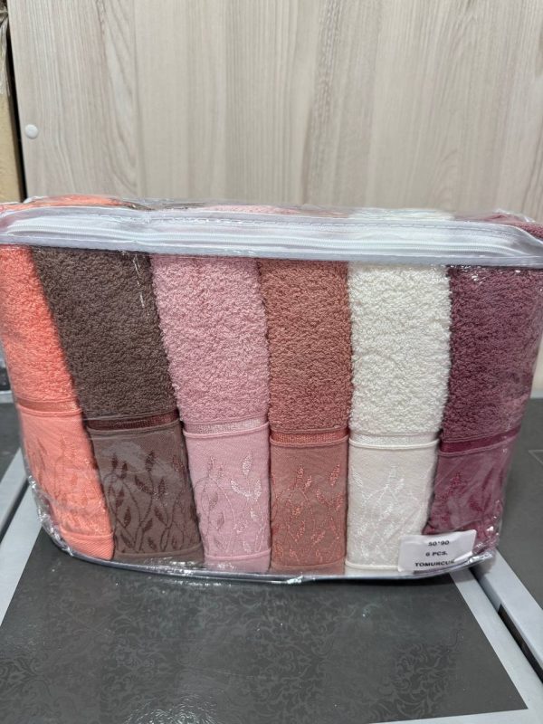 Рушники Febo Vip Cotton 50×90 – набір із 6 м’яких рушників