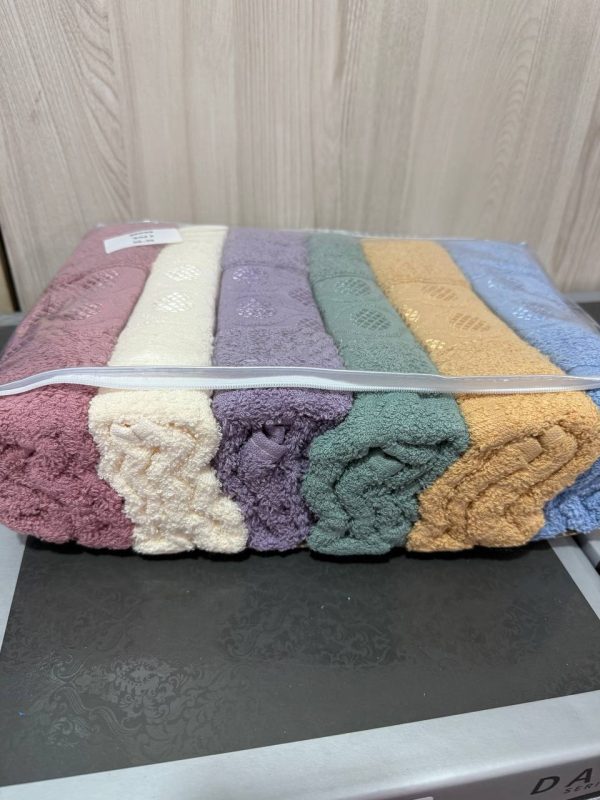 Рушники Febo Vip Cotton 50×90 – набір із 6 м’яких рушників