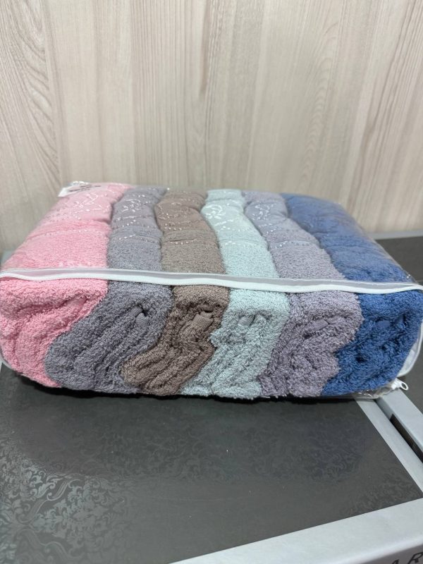 Рушники Febo Vip Cotton 50×90 – набір із 6 м’яких рушників