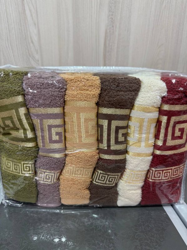 Рушники Febo Vip Cotton 50×90 – набір із 6 м’яких рушників