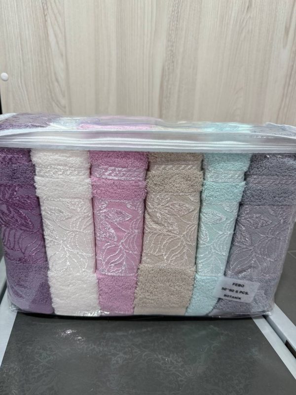 Рушники Febo Vip Cotton 50×90 – набір із 6 м’яких рушників