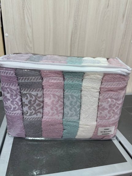 Рушники Febo Vip Cotton 50×90 – набір із 6 м’яких рушників