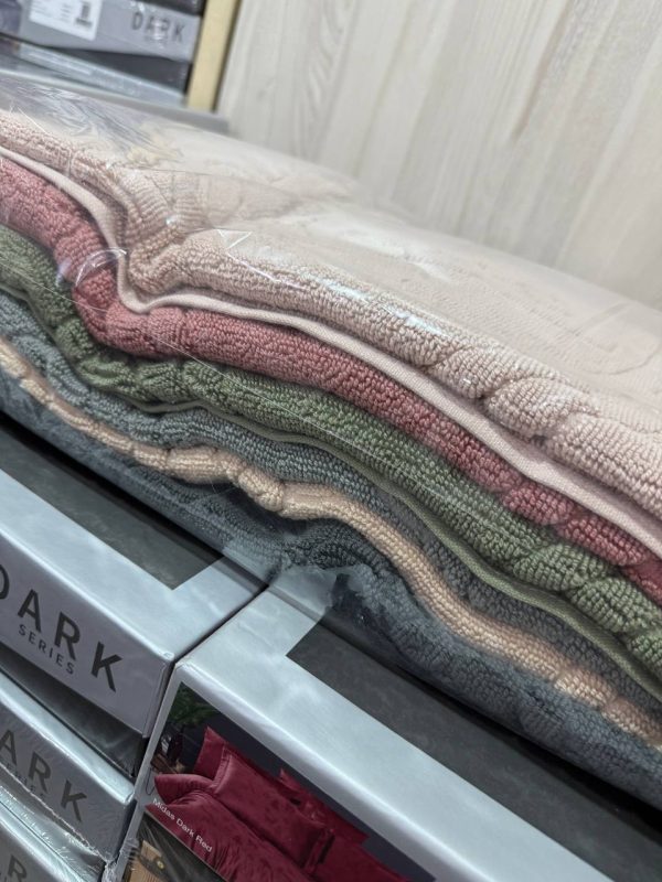 Махрові рушники для ніг Cestepe 50×80 см, набір 6 шт, Lux Cotton