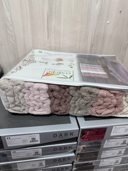 Рушники бані Cestepe 70×140 (6 шт), пастельні кольори