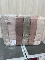Рушники бані Cestepe 70×140 (6 шт), пастельні кольори