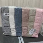 Рушники бані Cestepe 70×140 (6 шт), пастельні кольори