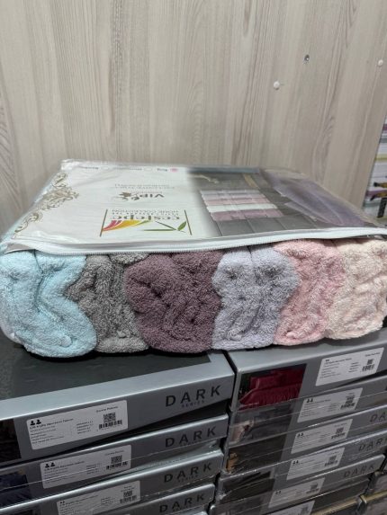 Рушники бані Cestepe 70×140 (6 шт), пастельні кольори