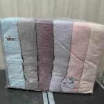 Рушники бані Cestepe 70×140 (6 шт), пастельні кольори