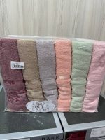Рушники бані Cestepe 70×140 (6 шт), пастельні кольори