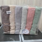 Рушники бані Cestepe 70×140 (6 шт), пастельні кольори