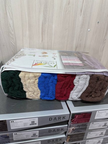 Рушники бані Cestepe 70×140 (6 шт), пастельні кольори