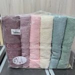 Рушники бані Cestepe 70×140 (6 шт), пастельні кольори