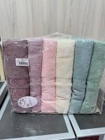 Рушники бані Cestepe 70×140 (6 шт), пастельні кольори