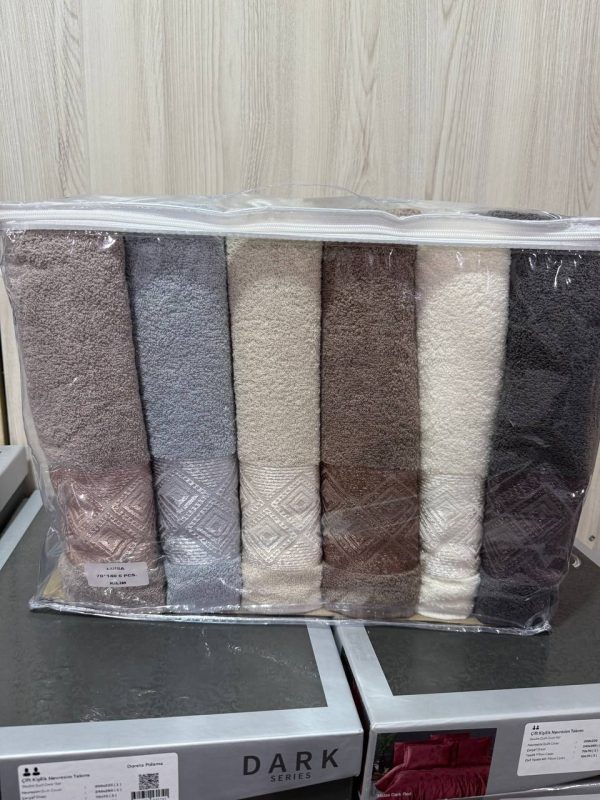 Подарунковий набір рушників Luisa VIP Cotton 70x140 см, 6 штук, Туреччина