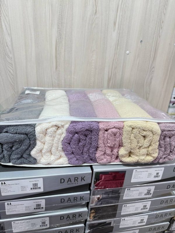 Подарунковий набір рушників Luisa VIP Cotton 70x140 см, 6 штук, Туреччина