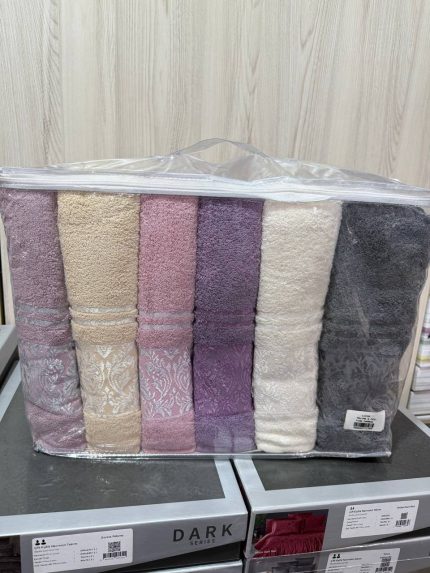 Подарунковий набір рушників Luisa VIP Cotton 70x140 см, 6 штук, Туреччина