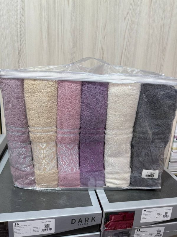 Подарунковий набір рушників Luisa VIP Cotton 70x140 см, 6 штук, Туреччина