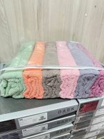 Набір рушників Febo VIP Cotton 70×140 см, 6 штук, махрові, з візерунком, Туреччина