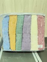 Набір рушників Febo VIP Cotton 70×140 см, 6 штук, махрові, з візерунком, Туреччина