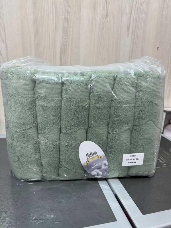 Рушники для ніг FEBO 50×70 см набір з 6 штук