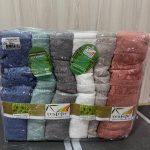 Бамбукові рушники Cestepe 70x140 см, 100% бамбук, серії SAREV і CARMINA, з візерунком