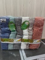 Бамбукові рушники Cestepe 70x140 см, 100% бамбук, серії SAREV і CARMINA, з візерунком