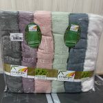 Бамбукові рушники Cestepe 70x140 см, 100% бамбук, серії SAREV і CARMINA, з візерунком