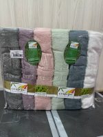 Бамбукові рушники Cestepe 70x140 см, 100% бамбук, серії SAREV і CARMINA, з візерунком