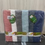 Бамбукові рушники Cestepe 70x140 см, 100% бамбук, серії SAREV і CARMINA, з візерунком