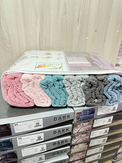 Махрові рушники Cestepe Lux VIP Cotton 70x140 см, 100% бавовна, колекції Parka та Bella