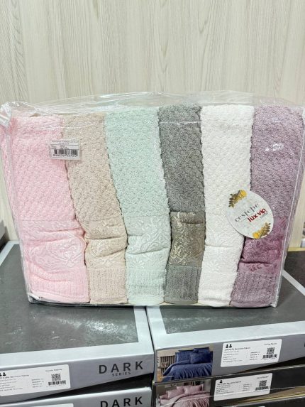Махрові рушники Cestepe Lux VIP Cotton 70x140 см, 100% бавовна, колекції Parka та Bella