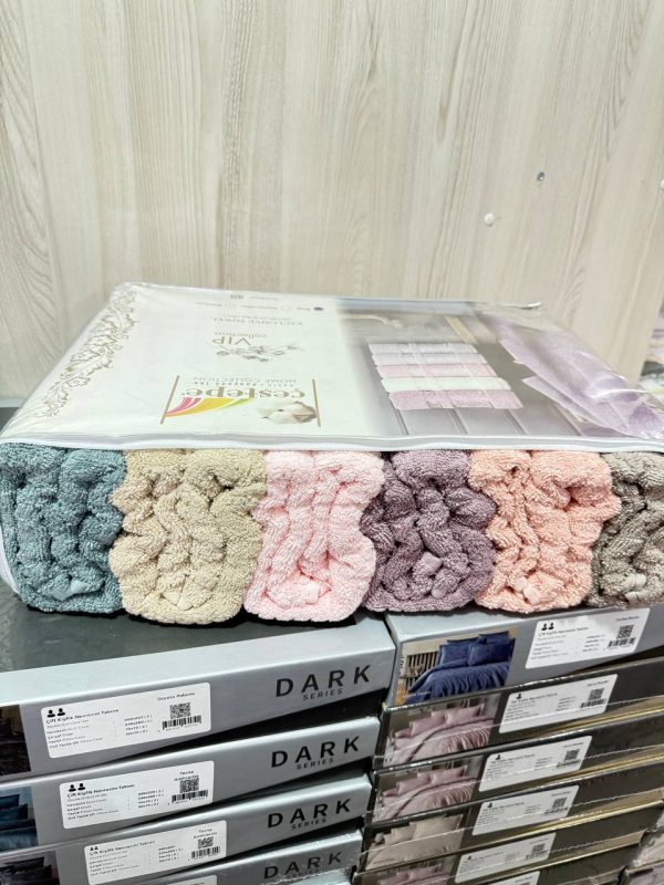 Махрові рушники Cestepe Lux VIP Cotton 70x140 см, 100% бавовна, колекції Parka та Bella