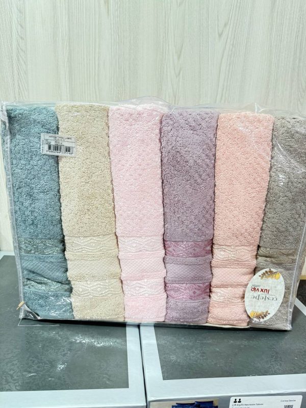 Махрові рушники Cestepe Lux VIP Cotton 70x140 см, 100% бавовна, колекції Parka та Bella