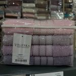 набір рушників Volenka ASSOS, махрові рушники для обличчя, рушники 50×90, рушники в упаковці, подарунковий набір рушників, рушники для дому, якісні махрові рушники, комплект рушників 4 шт, рушники Volenka купити, м’які рушники