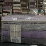 Набір рушників Volenka ASSOS – 4 махрові рушники 50×90 см у прозорій упаковці