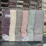 Набір рушників Cestepe 70×140 см, 6 штук, махрові, 100% бавовна, Туреччина