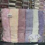 Набір рушників Cestepe 70×140 см, 6 штук, махрові, 100% бавовна, Туреччина