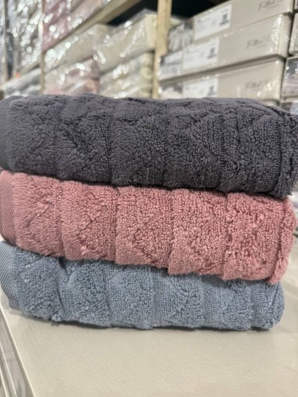 Набір рушників Cestepe Premium 50×90 – 3 шт, бавовна, Туреччина