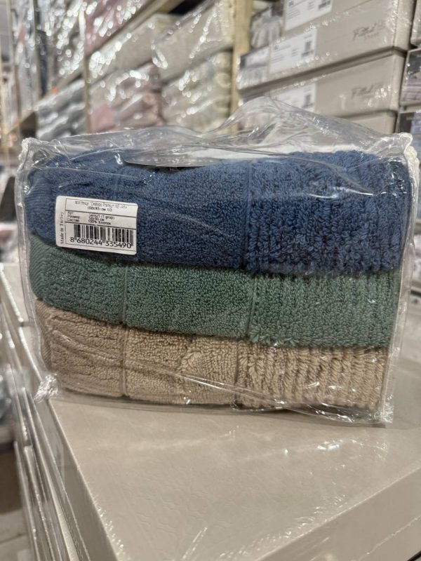 Набір рушників Cestepe Premium 50×90 – 3 шт, бавовна, Туреччина