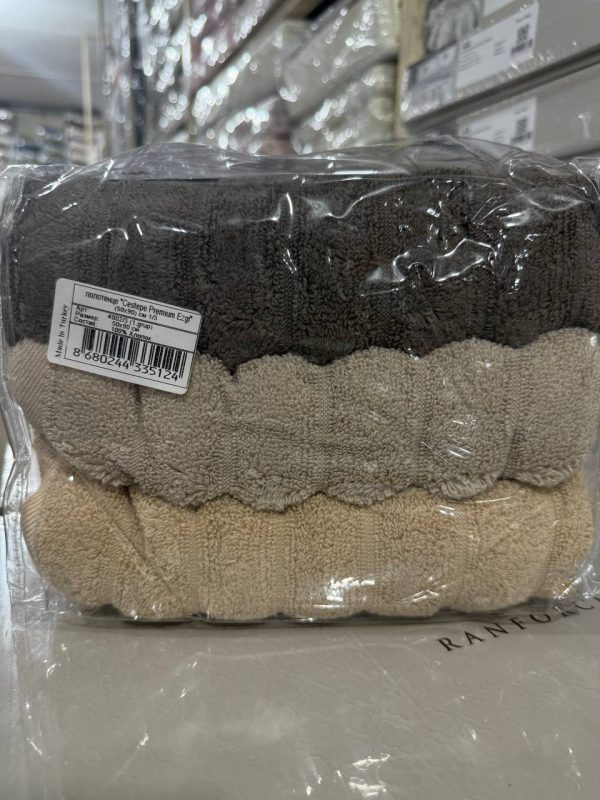 Набір рушників Cestepe Premium 50×90 – 3 шт, бавовна, Туреччина