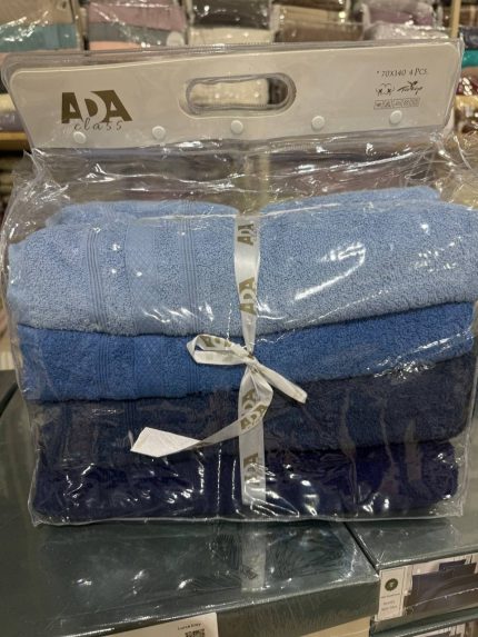 Рушники Ada 70×140 – 4 шт, 100% бавовна, Туреччина